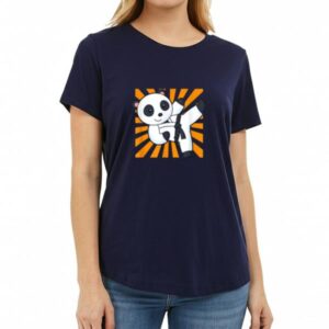 Vibeintee Karate Panda Martial Arts T-Shirt