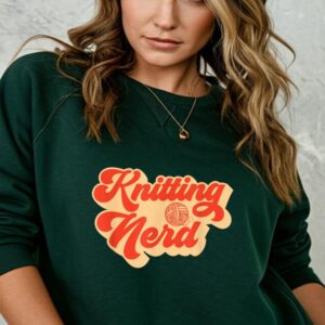 Vibeintee Knitting Nerd Sweater