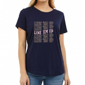 Vibeintee Line Em Up T-Shirt