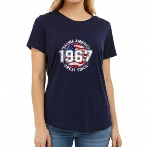 Vibeintee Making America Great Since 1967 USA Flag T-Shirt