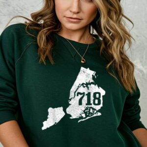 Vibeintee New York City 718 Area Sweater