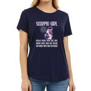 Vibeintee Scorpio Zodiac Sign Girl Scorpio T-Shirt