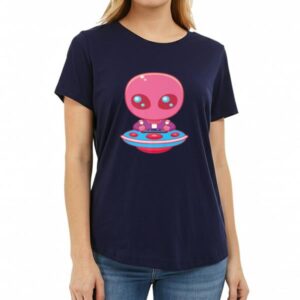 Vibeintee Space Alien DJ Electronic Music T-Shirt