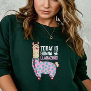 Vibeintee Today Is Gonna Llamazing Sweater