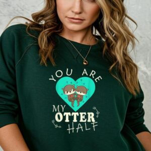 Vibeintee You Are My Otter Half Sweater
